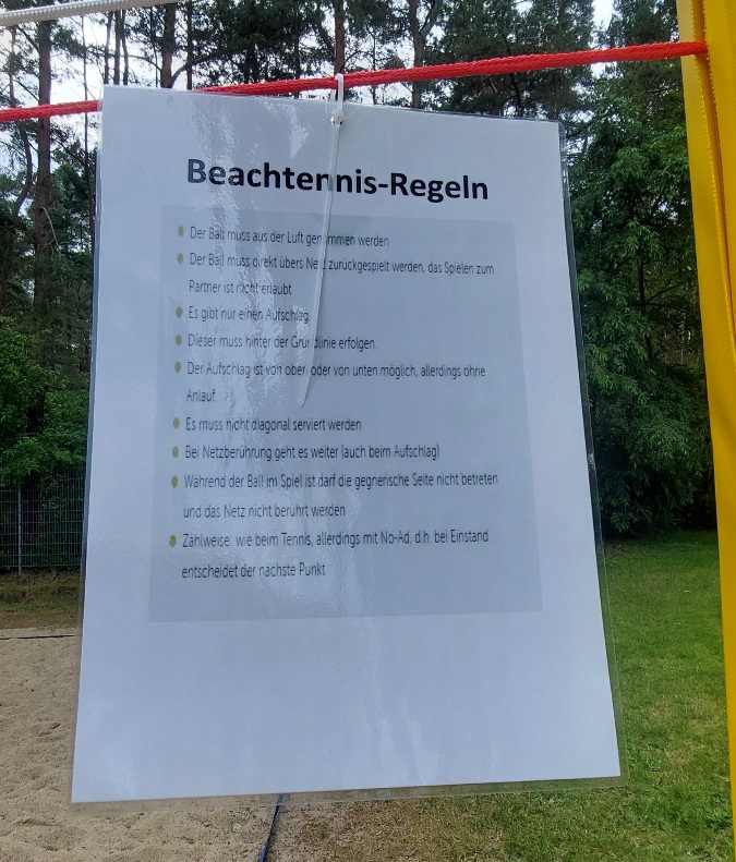 Beachtennis im TVGG 