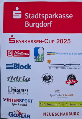 Sponsoren der 18. Burgdorfer Jugend-Tennis Stadtmeisterschaften Sponsoren der 18. Jugend Tennis Stadtmeisterschaft
